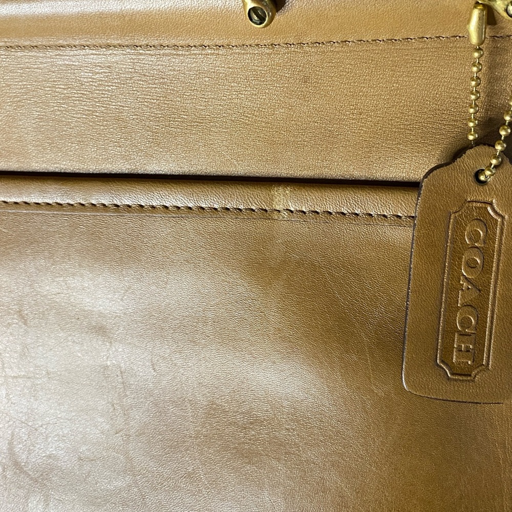 Vintage Coach Willis 9927 Camel and NWT CK547 Webbing Strap, NO ORIGINAL STRAP - Picture 15 of 16